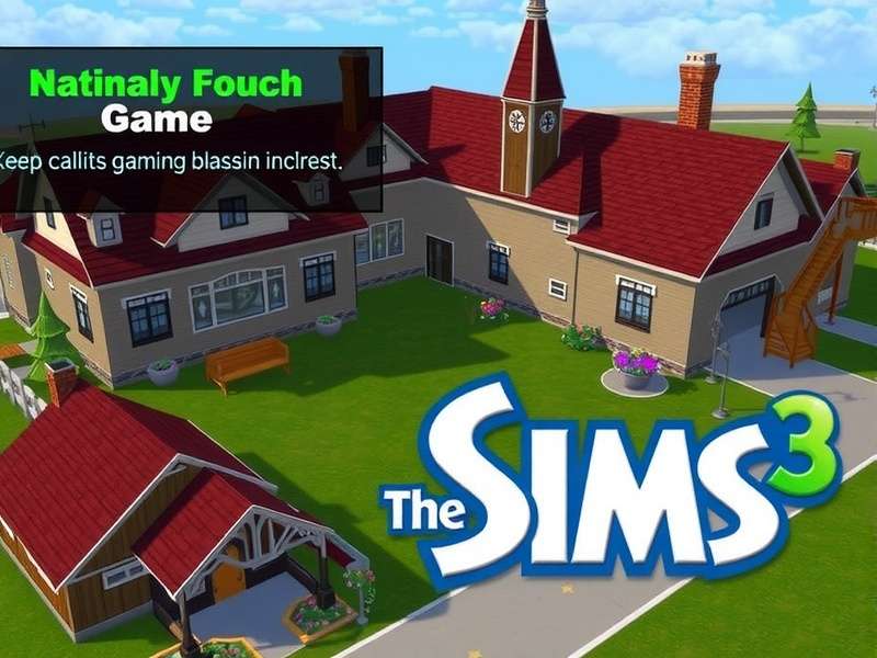A vibrant Sims 4 gameplay screenshot showing a modern house and diverse Sims