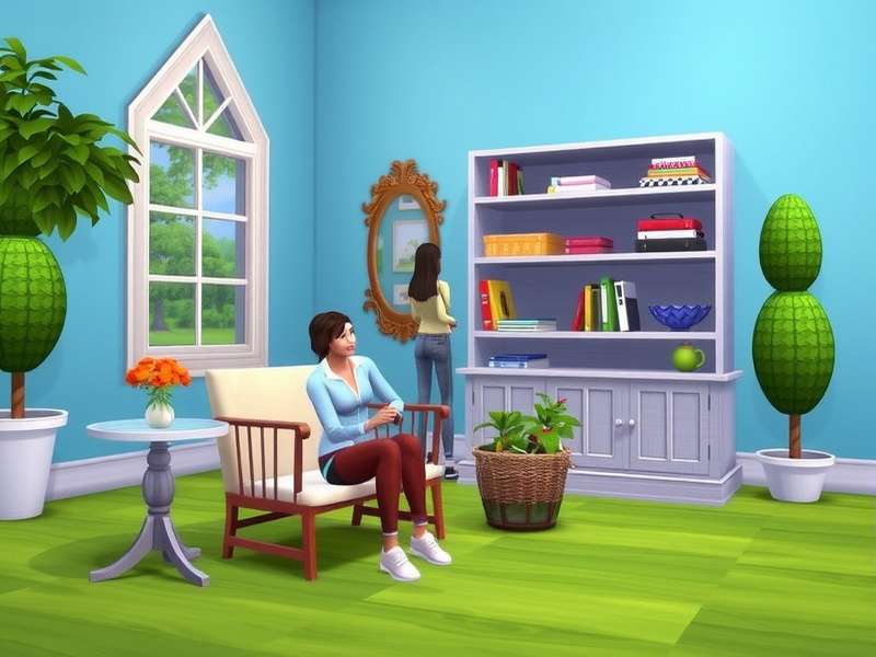 The Sims 4 Studio user interface showing custom content creation tools