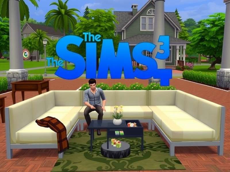 A vibrant computer setup showing The Sims 4 game with custom mods and interface