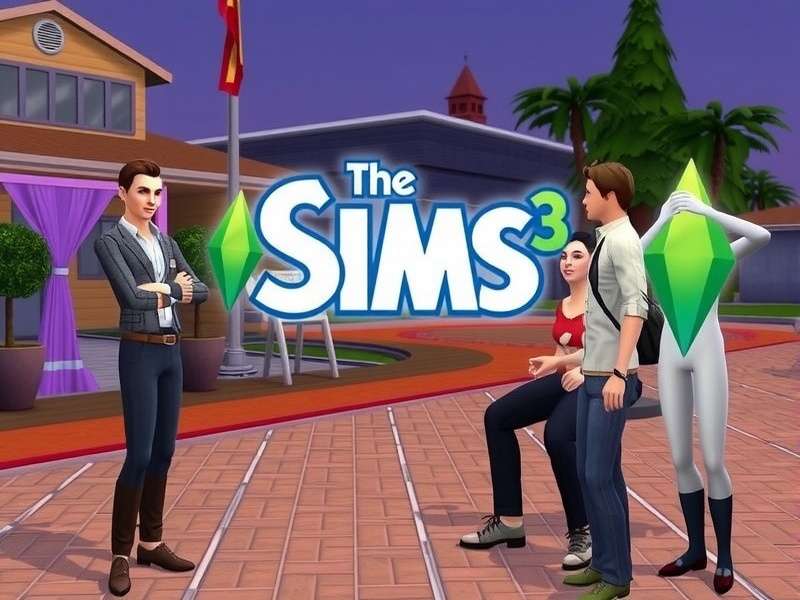 Concept art for The Sims 5 showing a modern, modular house building interface