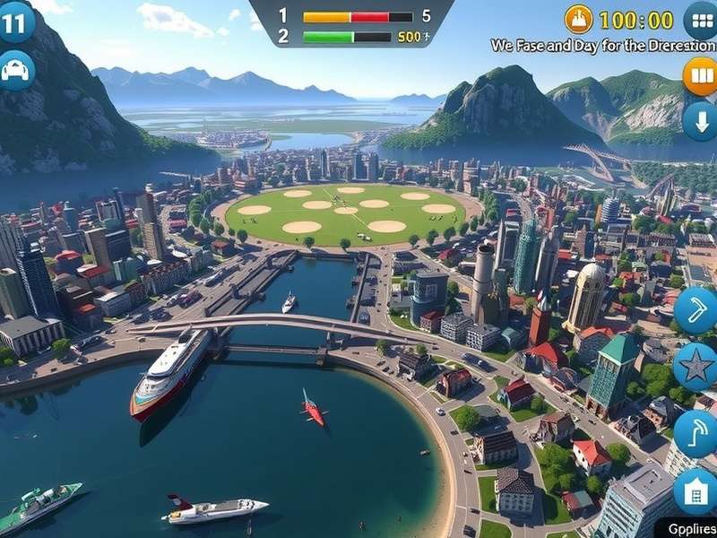 A beautifully designed modern Sims house with a pool and garden