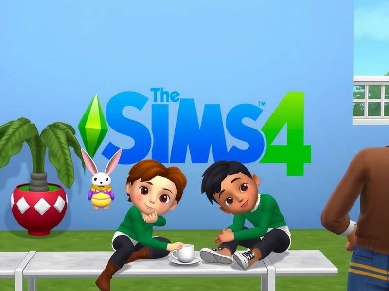 The Sims 4 gameplay screenshot on a modern PC setup