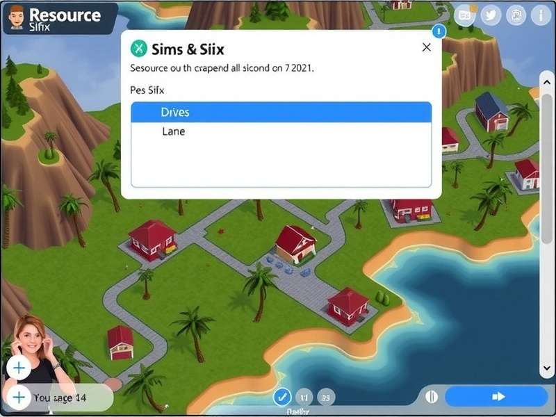 A vibrant in-game screenshot from The Sims 4 showing a modern British-style home and diverse Sims characters