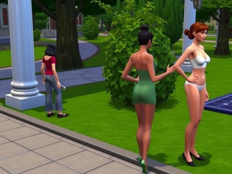 Artistic teaser image of The Sims 5 next-generation gameplay
