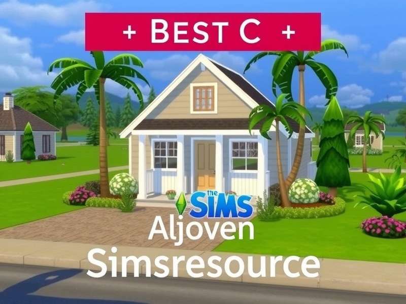 Stunning Sims 4 custom content showcase featuring realistic furniture and character outfits
