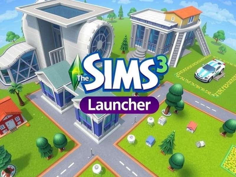 The Sims 4 game launcher interface on a computer screen