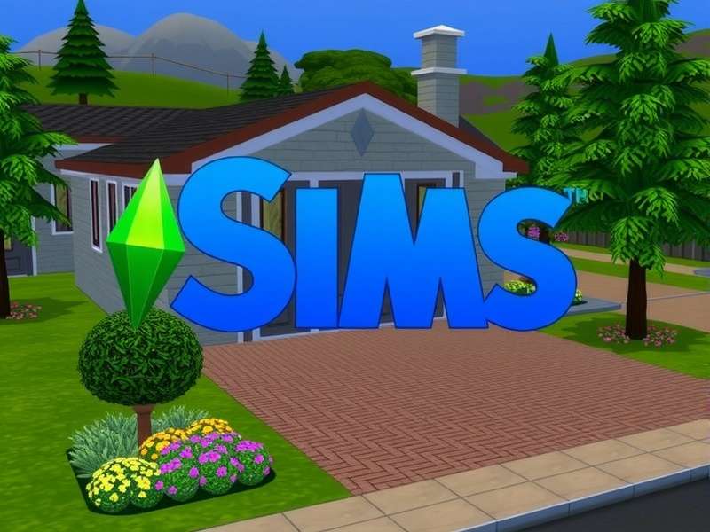 A computer screen showing The Sims game with mods installed