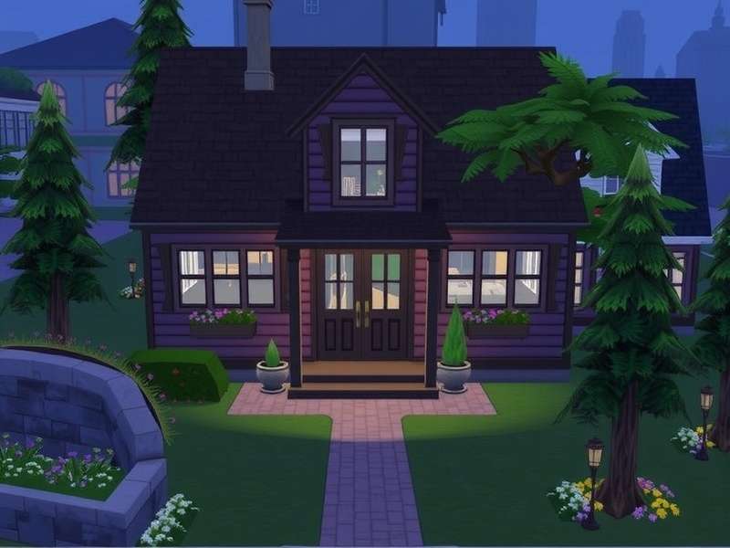 A vintage computer monitor showing The Sims 1 character creation screen, representing the origins of Sims lore