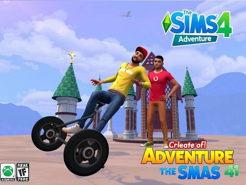 A time-lapse of a modern house being built in The Sims 4 Build Mode, showcasing walls, windows, and furniture placement.