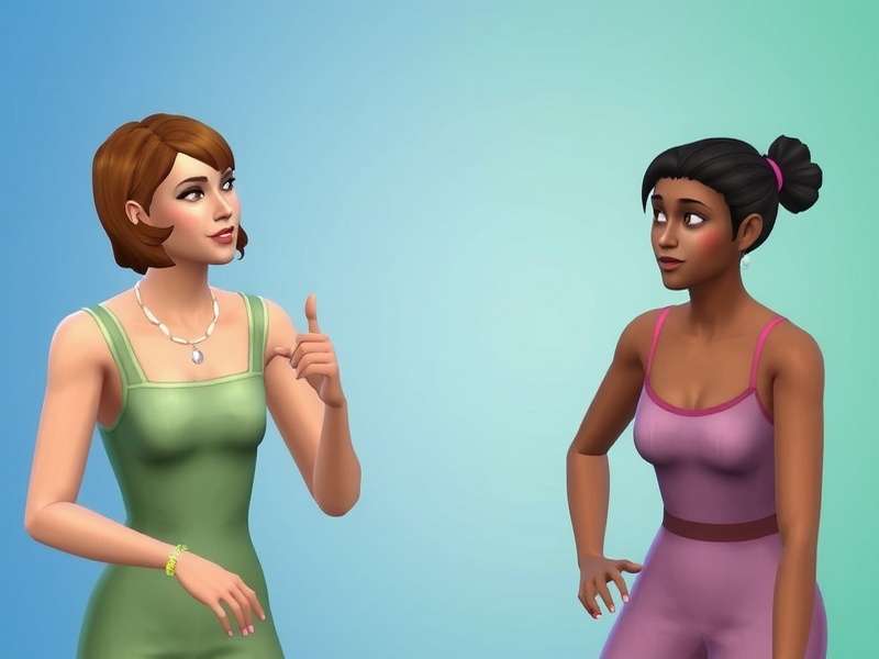 The Sims 5 concept art showing a futuristic neighborhood