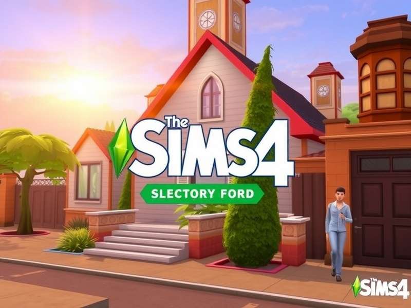 The Sims 4 PC gameplay showing a modern house and diverse Sims