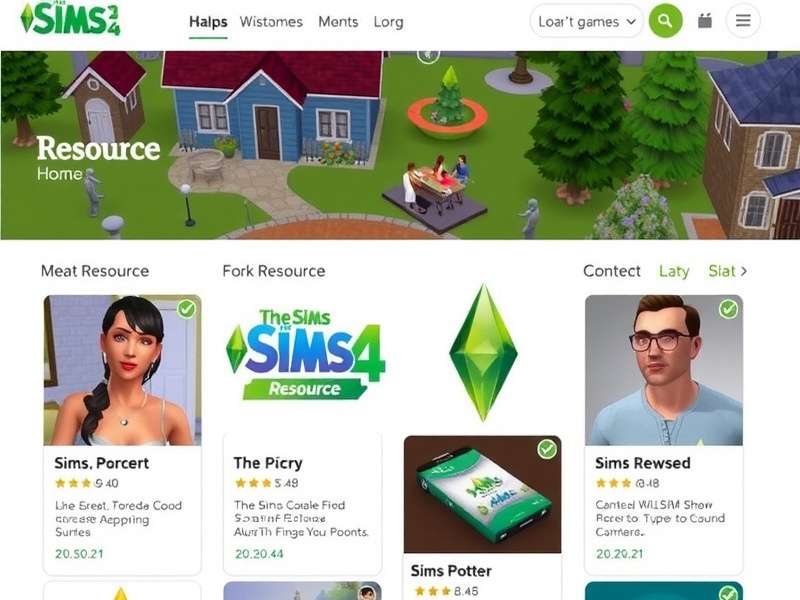 A detailed Sims 4 build showing a cozy cottage with seasonal garden