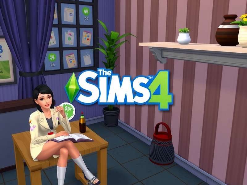 Concept art for The Sims 5 Project Rene showing a modern, customizable apartment