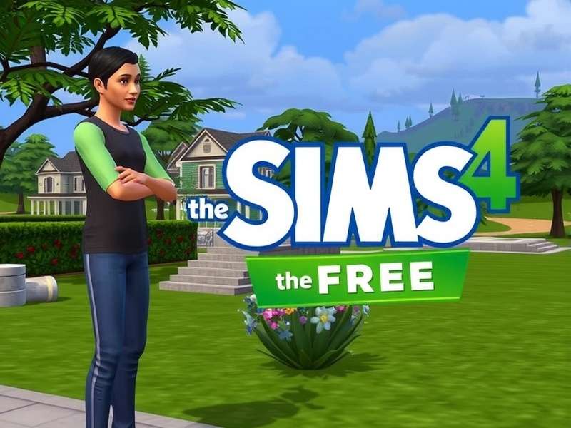 The Sims gameplay screenshot showing a virtual house