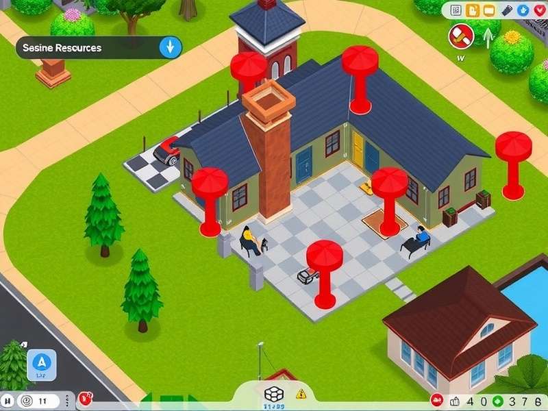 A vibrant computer setup showcasing The Sims 4 gameplay with custom content and mods