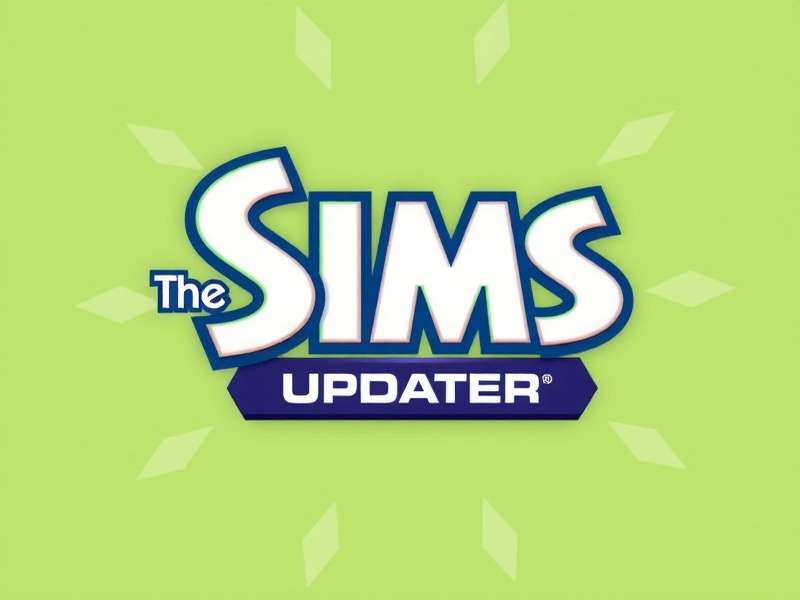 The Sims Updater interface showing update progress