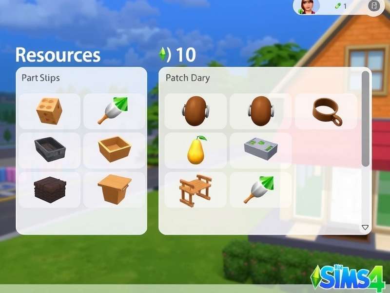 The Sims 4 gameplay with custom content from The Sims Resource