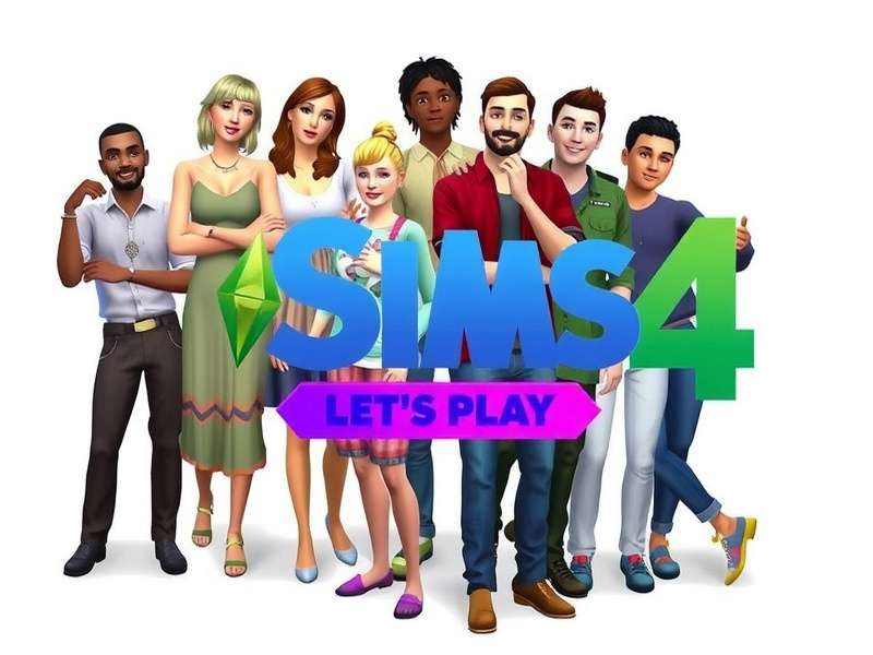 The Sims 4 Lets Play gameplay overview featuring custom content and UK player style