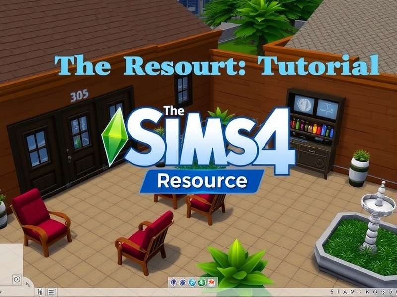 The Sims Resource download interface on a Mac laptop showing CC items for Sims 4