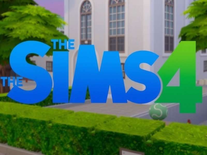 The Sims 5 concept art showing a modern neighbourhood with vibrant characters