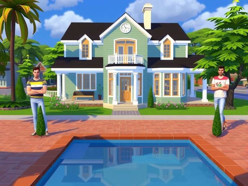 Mod The Sims community banner showing custom content collage
